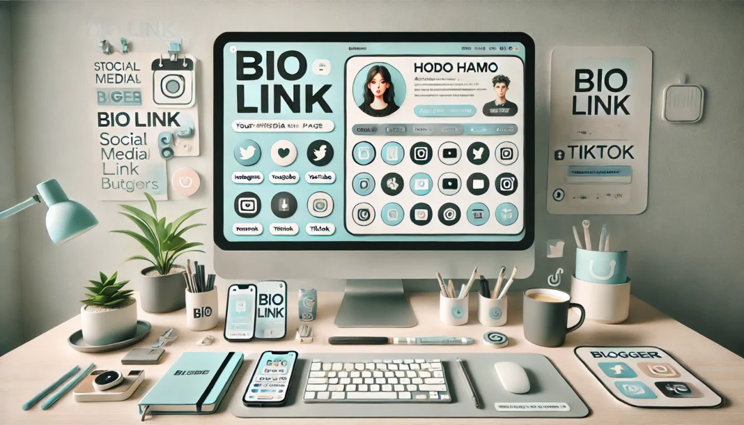 bio link blogger template