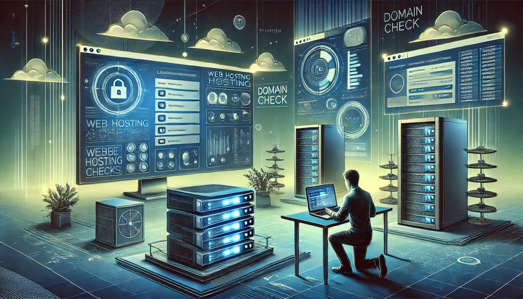 cek website hosting dimana