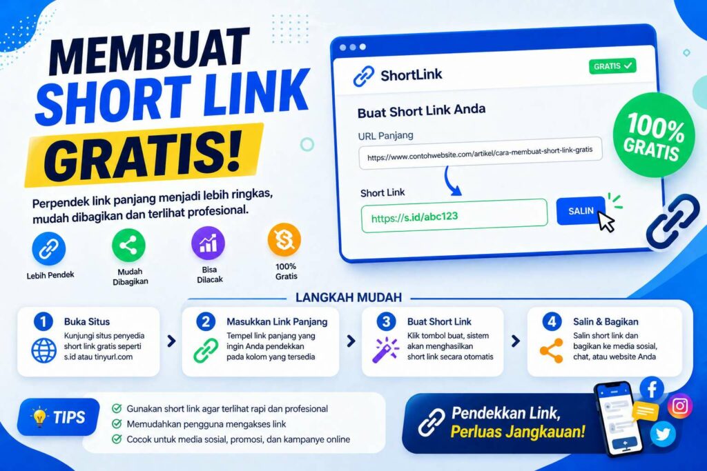 Membuat Short Link Gratis