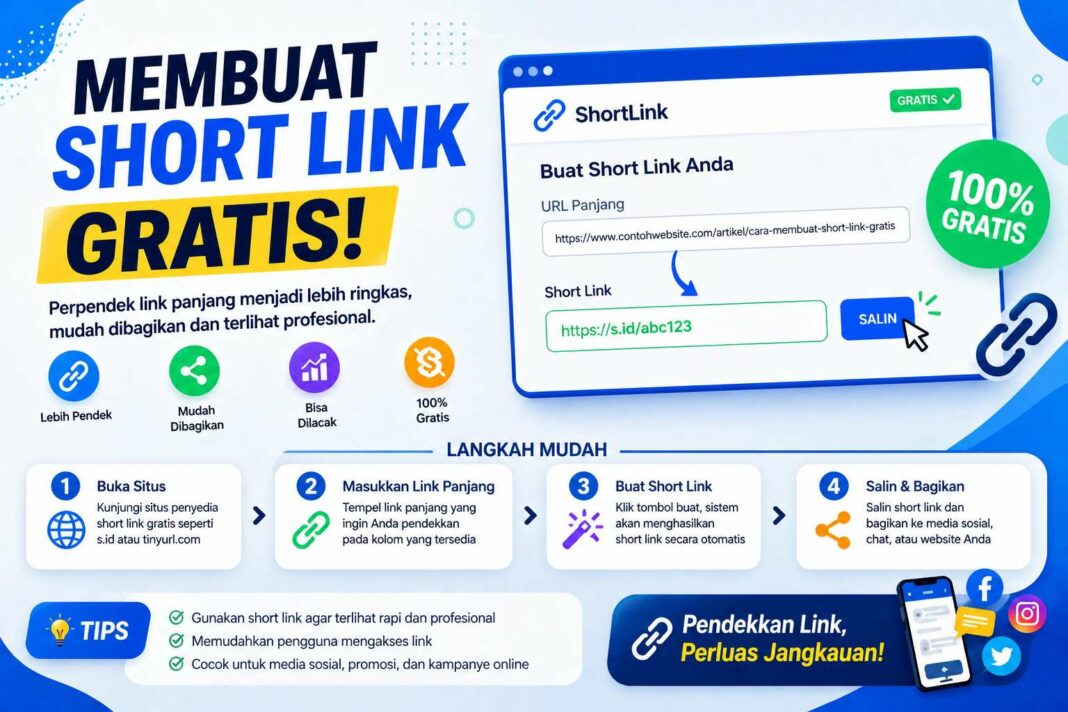 Membuat Short Link Gratis
