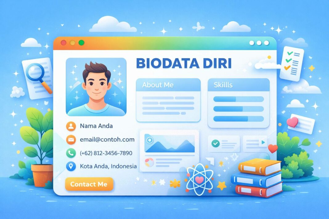 Website Biodata Diri Online