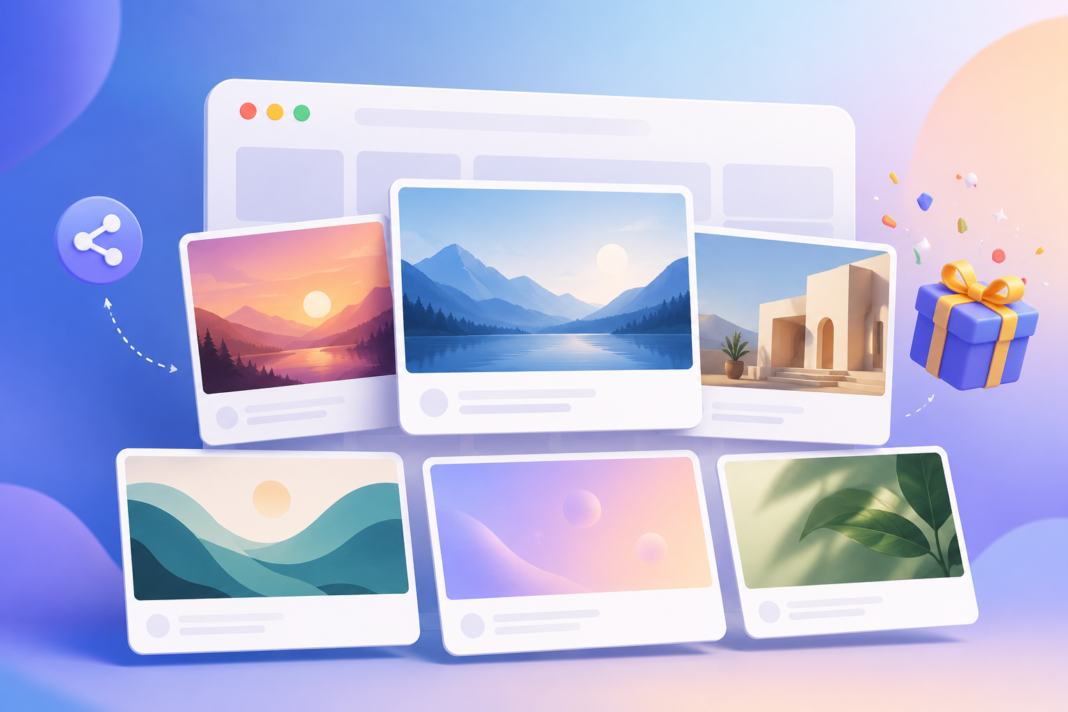 Website Share Cards Gratis