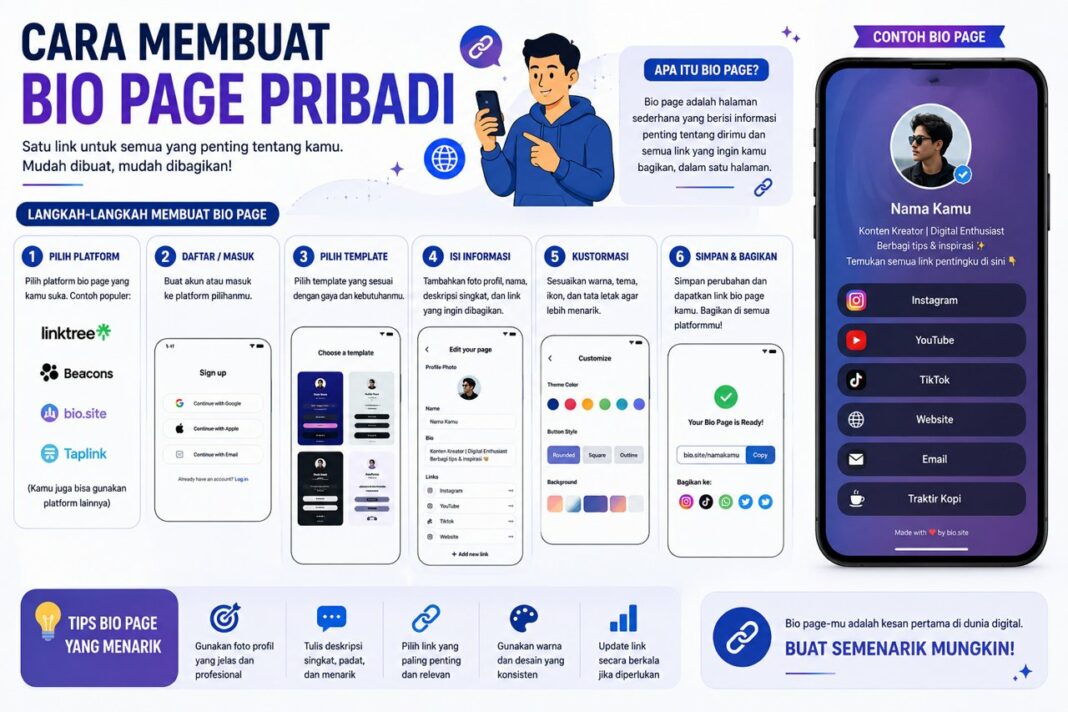 Cara Membuat Bio Page Pribadi
