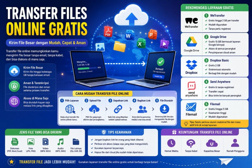 Transfer Files Onlien Grtais