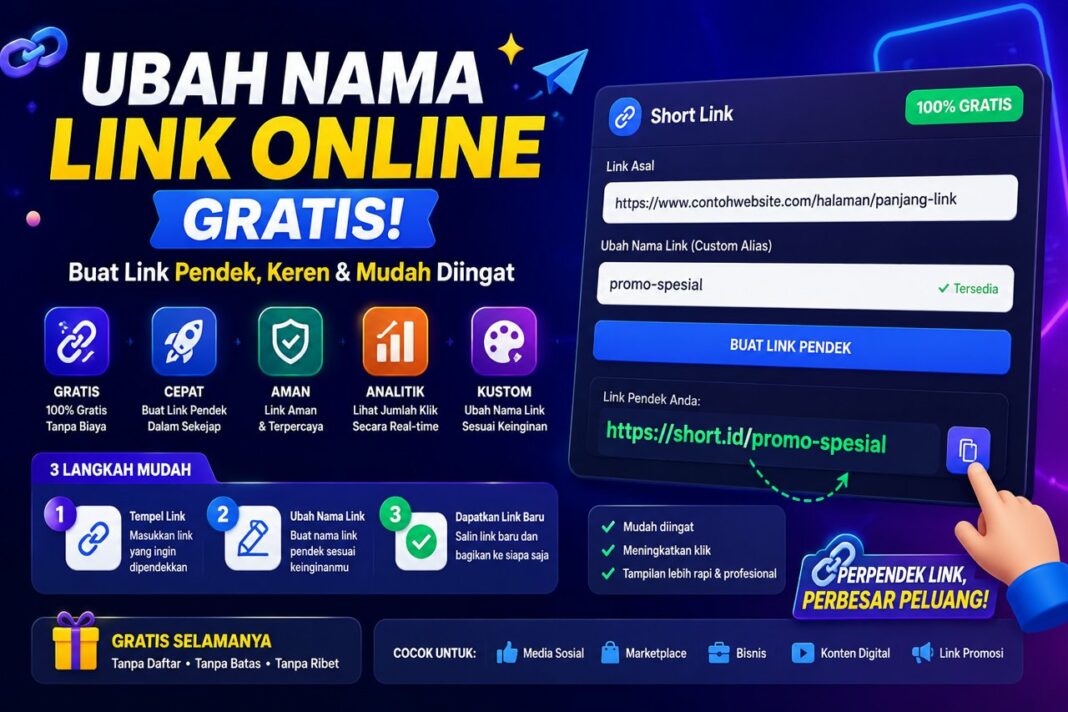 Ubah Nama Link Online Gratis
