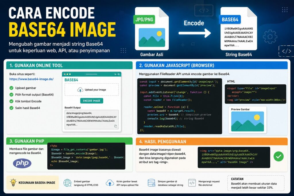 Cara Encode Base64 Image