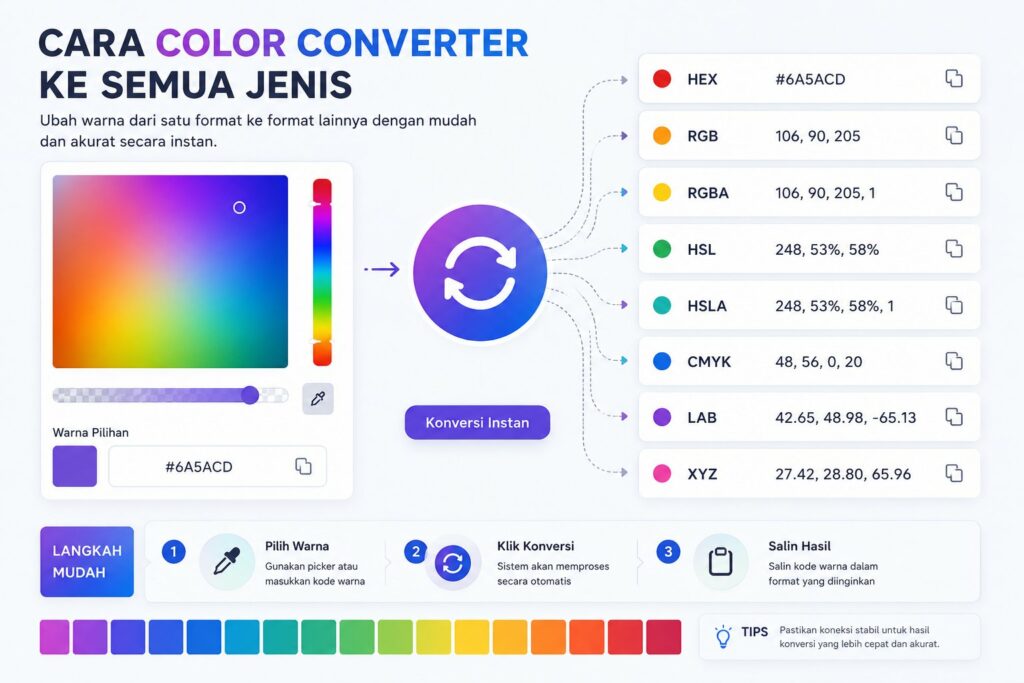 Cara Color Converter Semua