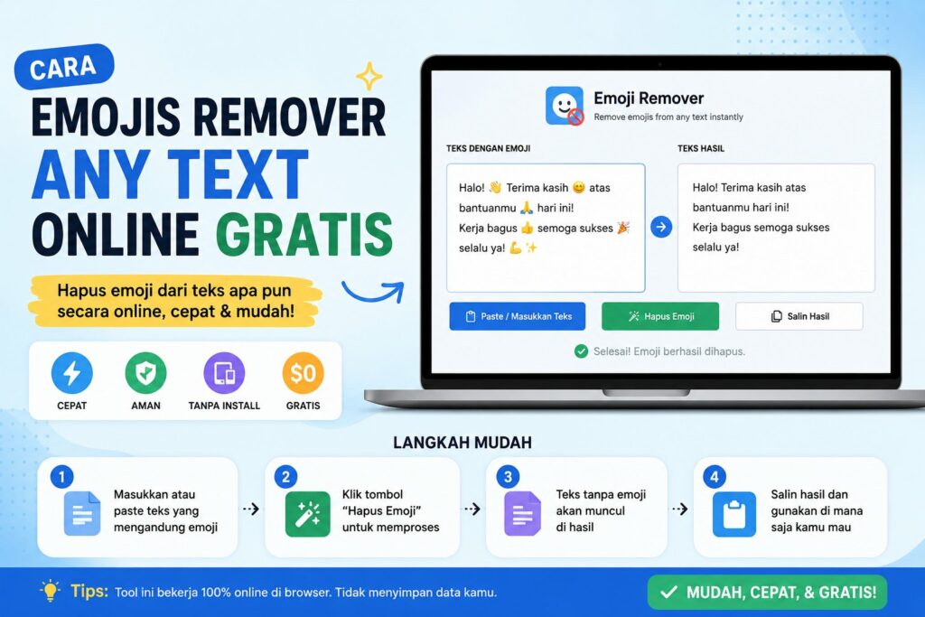 Cara Emojis Remover Any