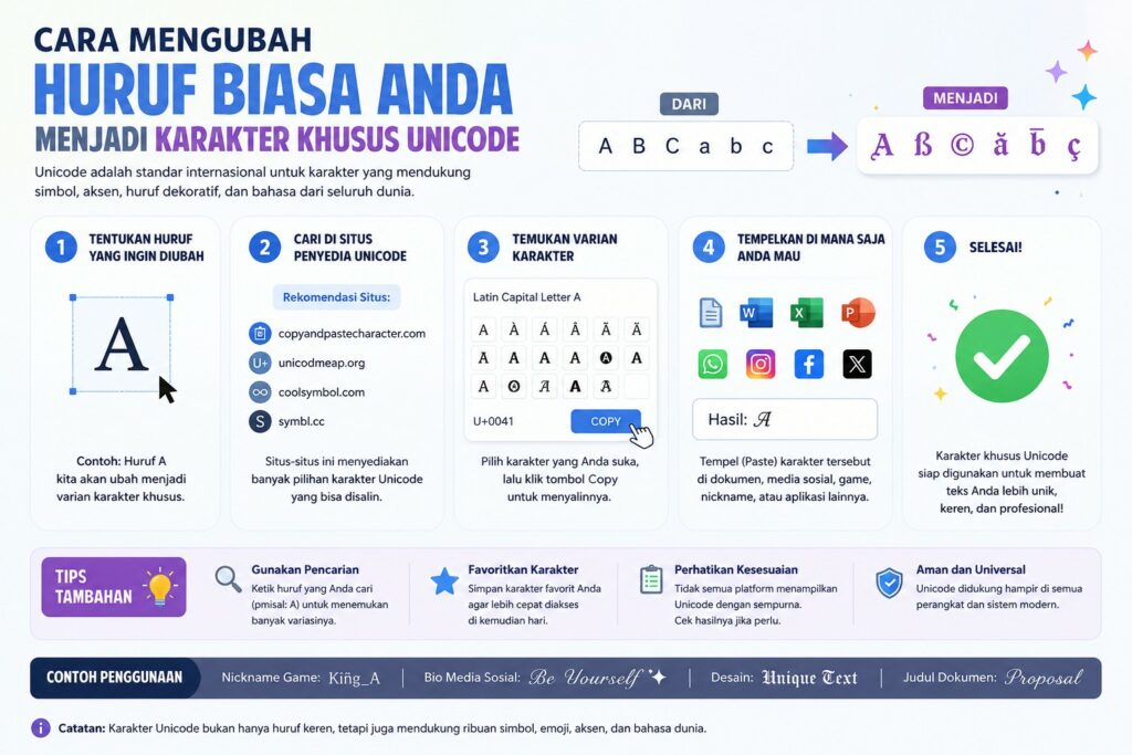 Cara Mengubah Huruf Biasa