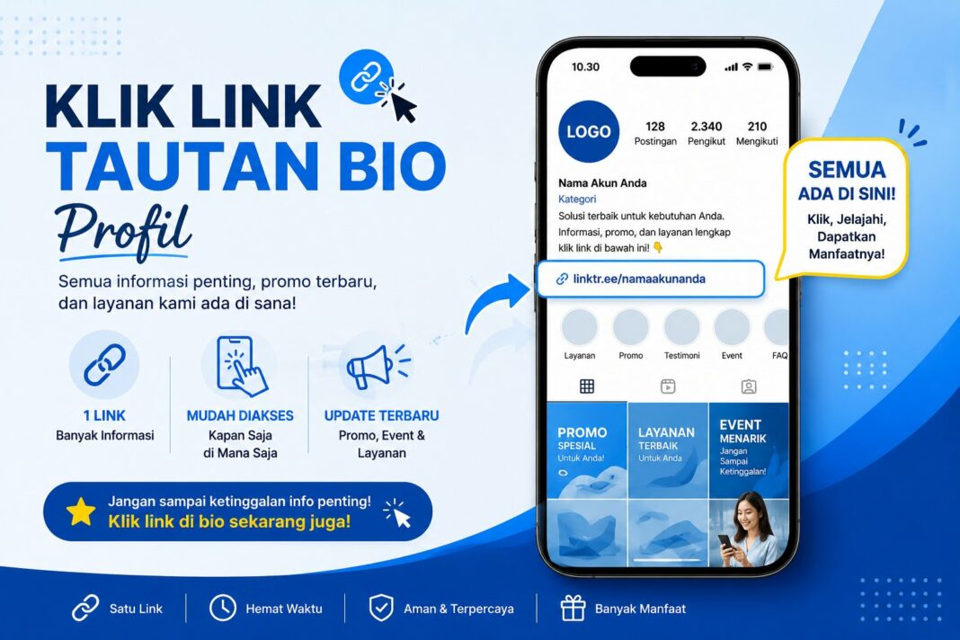Klik Link Tautan Bio Profil