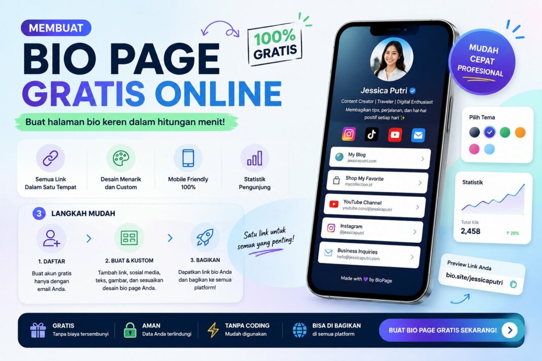 Membuat Bio Page Gratis