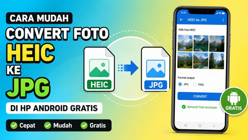 Cara Convert Foto HEIC