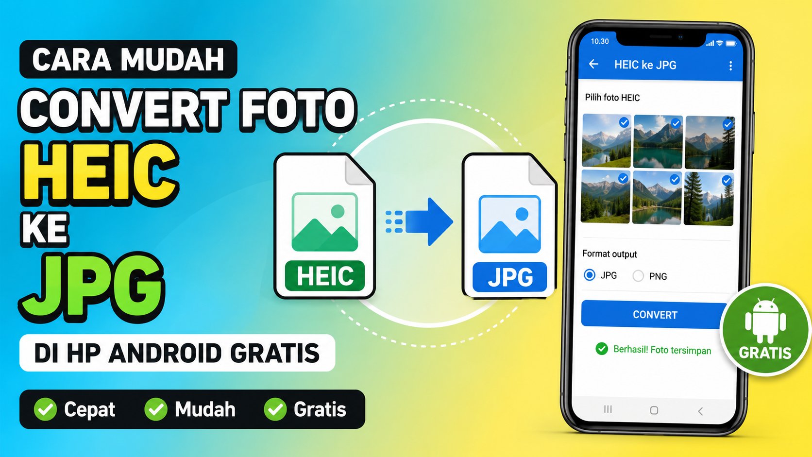 Cara Convert Foto HEIC