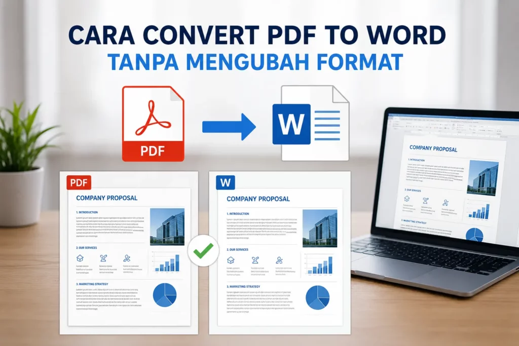 Cara Convert PDF To Word